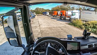 POV Truck Driving MAN TGX 470     Еntering Germany through France Lauterbourg  cockpit view 4K