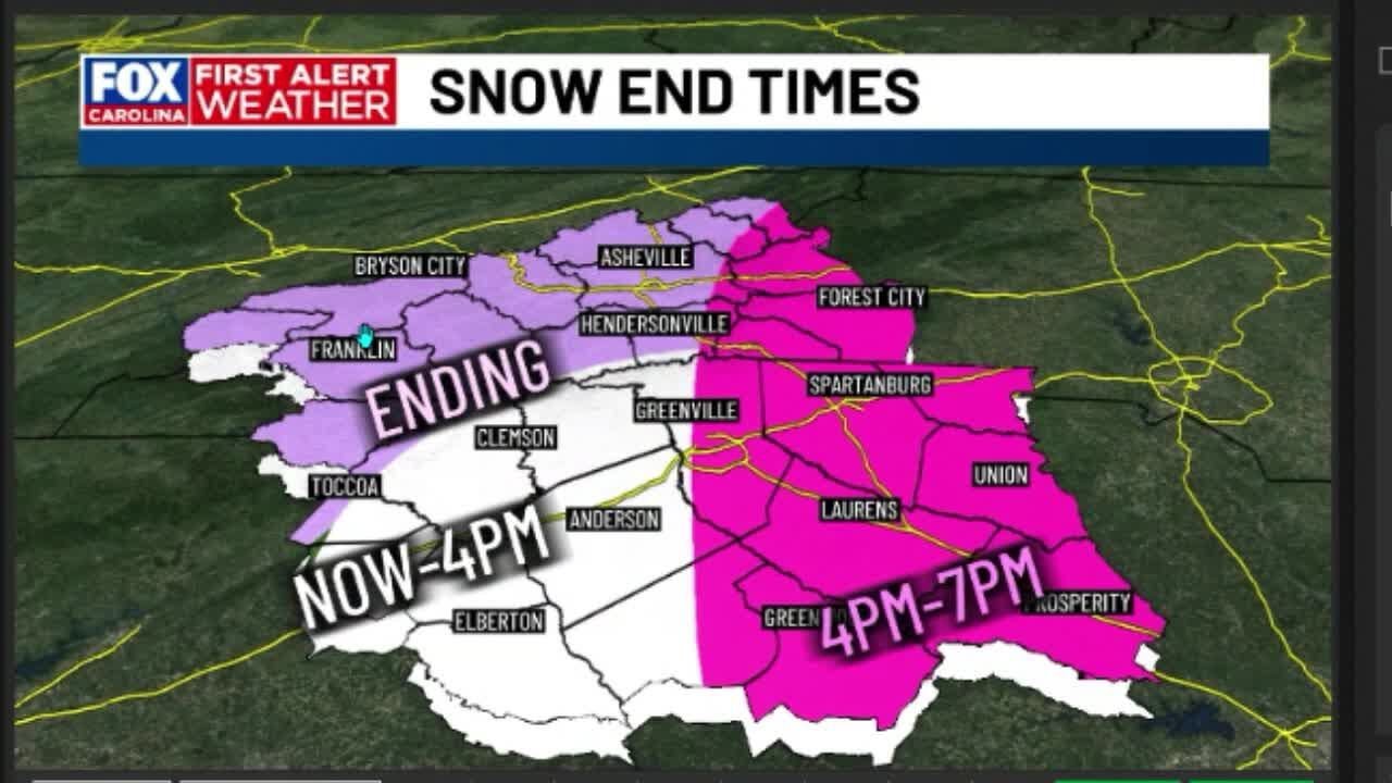 Where the heaviest snow is now and the new snow totals - YouTube