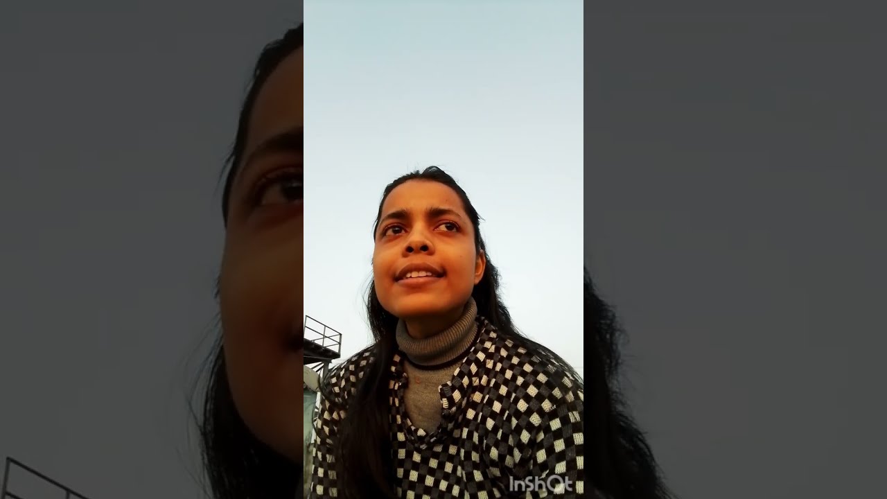 Day 1 of Speaking English and building confidence to face the public.  Dehati Girl 