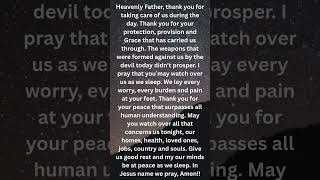 A PRAYER FOR A PEACEFUL NIGHT#jesus #night #christian #prayer #christianity #christianshorts #christ