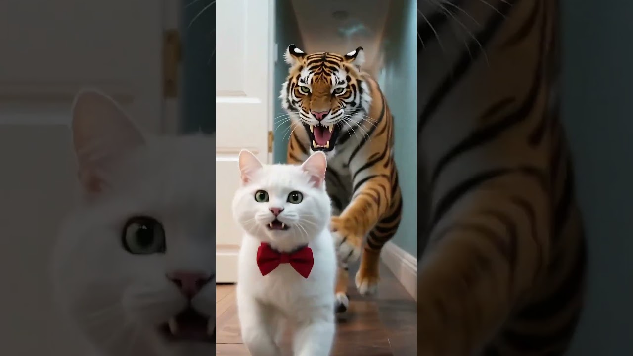 Храп котёнка разбудил тигра! | Забавная драма о животных 