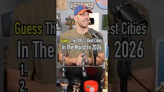 TOP 10 Best CITIES In The WORLD In 2026! #shorts #travel #europe #usa #geography