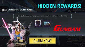 8 SECRET GUNDAM REWARDS in COD MOBILE