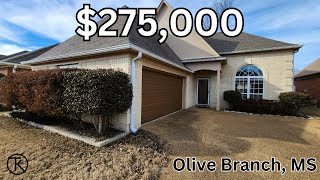 Inside a $275,000 PATIO HOME in Olive Branch, MS // Golf Community // Pleasant Hill Elementary