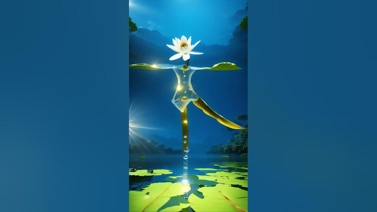 Trending video| water Lily| The Graceful Dance of the Water Lily #youtubeshortsvideos#WaterLily