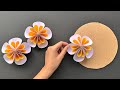 2 Unique Flower Wall Hanging / Quick PaperCraft For Home Decoration Easy Wall Mate DIYWall Decor