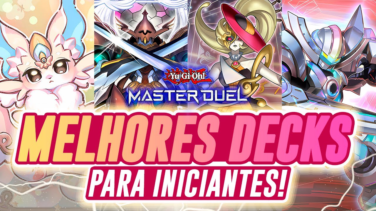 Top 10 MELHORES DECKS para COMEÇAR no Yu-Gi-Oh! Master Duel