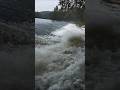 Sázava jez Nespeky po Povodních - Nature Czech River Waterfall