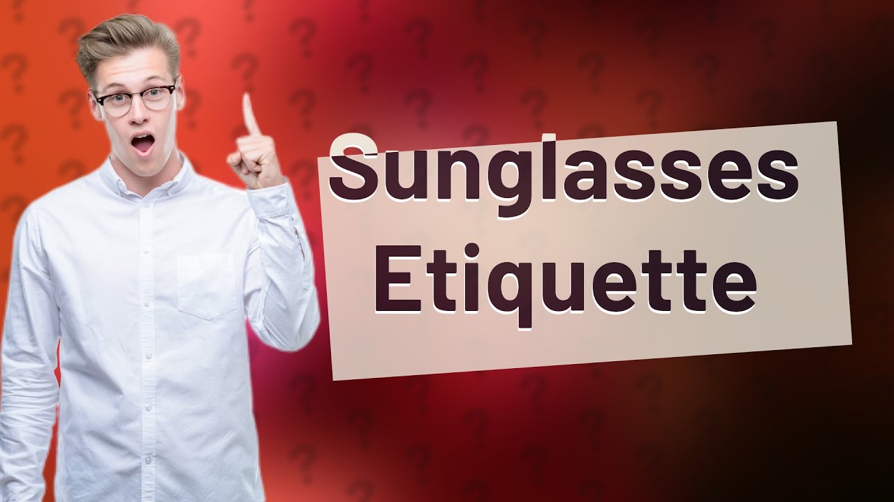 Can you wear sunglasses in Catholic Church? YouTube