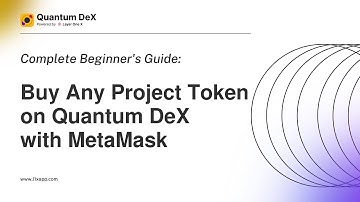 How to Buy Tokens on Quantum DeX Using MetaMask – Full Beginner Guide