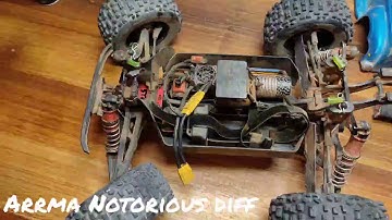 Arrma Kraton/ Outcast/ Notorious 6s BLX diff maintenance and tips