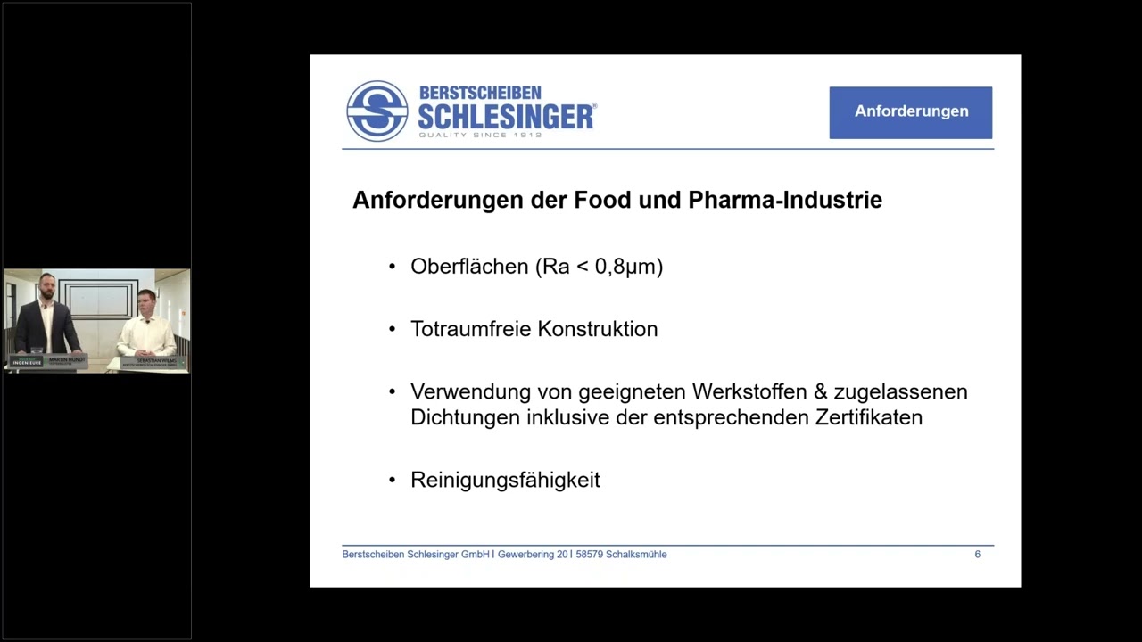 HUCKAUF INGENIEURE: Berstscheiben für den Einsatz in der Food- und Pharma-Industrie
