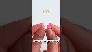 DIY Viral Mini Dumpling Squishy... But Even Smaller 🥟 #diy #squishy #fidget