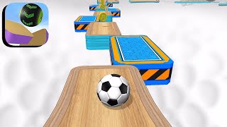 إلى أي مدى يمكنك دحرجة الكرة دون أن تسقط؟ لعبة Going Balls screenshot 1