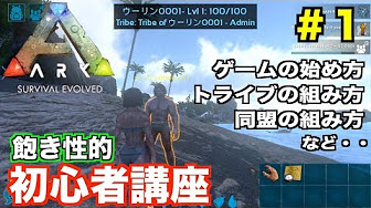 スマホ版 Ark 初心者講座 Youtube