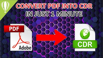 How to Convert PDF into CDR/Coral Draw | 2023 | Mudassir Bilal