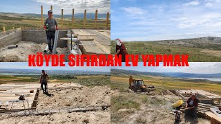 SABAH MENÜMÜZ VE YENİ EVİN TABANINA DOLGU YAPIYORUZ