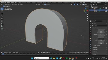 How to make an arch in Blender | The Easiest method