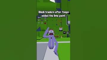 Block traders after Yeeps added the lime paint #yeeps