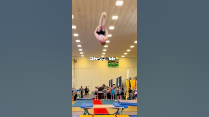 Had coach stressing hard😂 #gymnastics #gymnasticssaves #flips #sports #trampoline #fails #olympics