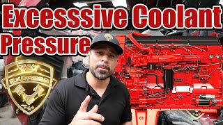 Cummins Coolant Overflow/ Coolant loss/ Excessive Pressure in coolant/ Cummins ISX15/ Cummins X15