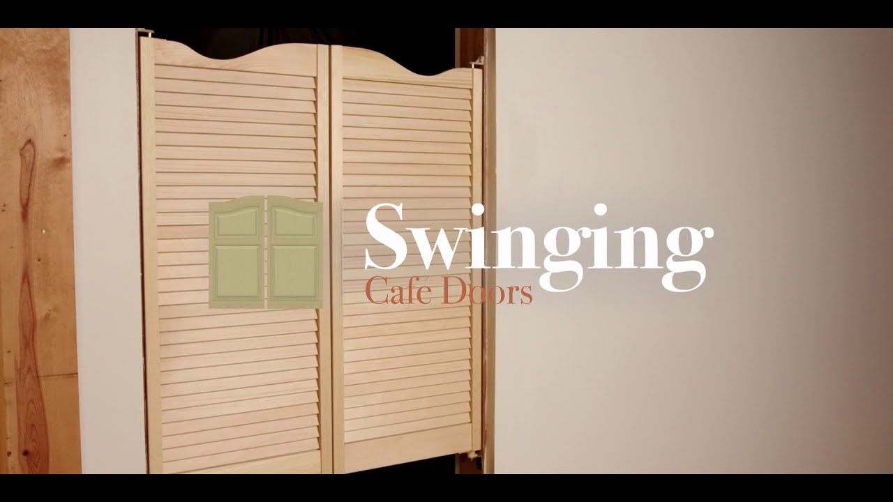 How to Install Saloon or Cafe Doors