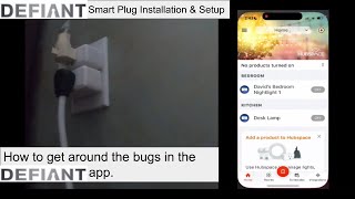 DEFIANT Smart Plug Installation & Setup in my room.