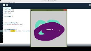 Crea una sencilla aplicacion para pintar en Processing