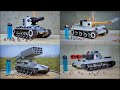 4 best powerful mini cannnon tanks  kv2 object 703 ii tos1a tiger i 