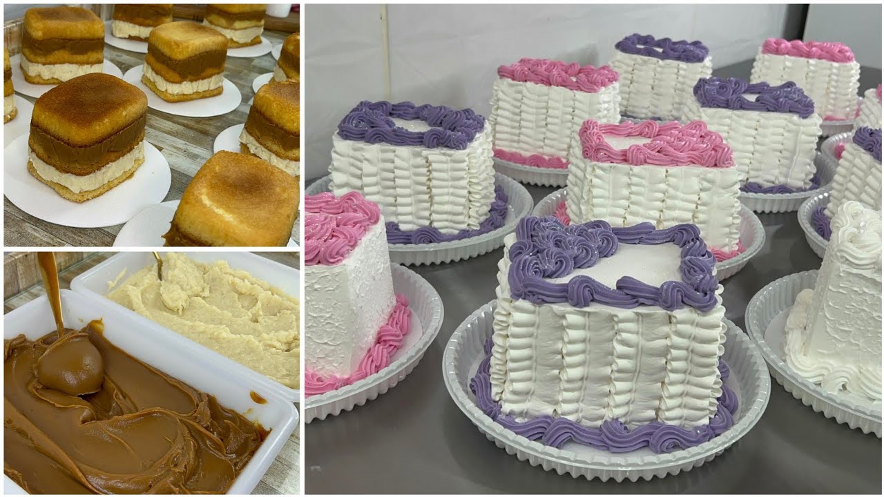 MINI BOLOS - FEITO COM O POTE DE MARGARINA JÁ SAI NAS MEDIDAS CERTAS - SUCESSO NAS VENDAS