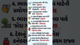 Most Important GK Facts in Gujarati | ગુજરાત અને ભારત