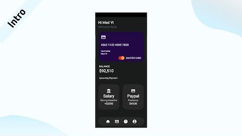 Bank Home Screen  Ui Ux Design In Niotron ll J Curve Software ll Kodular ll Niotron
