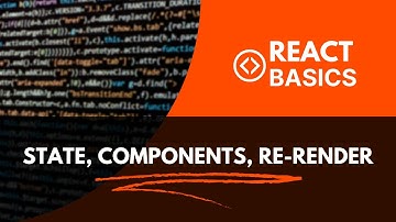 React Basics | State, Component, Re-render, Props | JavaScript