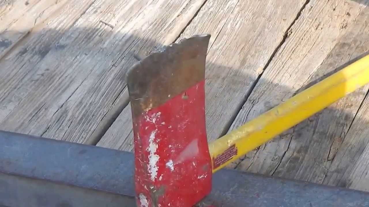 blade to blade fire axe testing