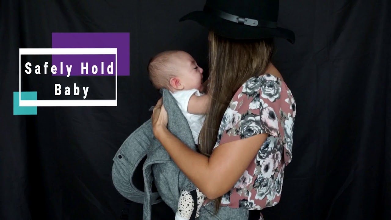 Happy Baby Carrier Demo How to Front Carry Baby in Carrier YouTube