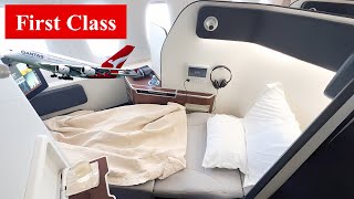 Qantas A380 First Class Flight from Sydney to Singapore (Unique Airbus A380)