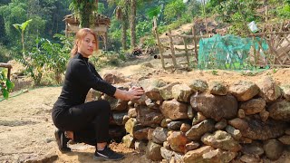 #131: The process of making stone walls - harvesting oranges and vegetables for the market