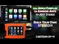 Add Apple Carplay or Android Auto to ANY Stereo - Custom Car Stereo Build!!!