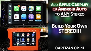 Add Apple Carplay or Android Auto to ANY Stereo  Custom Car Stereo Build!!!