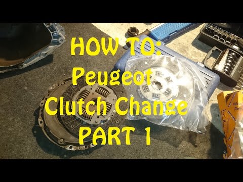 HOW TO: Peugeot HDi clutch change  PART 1
