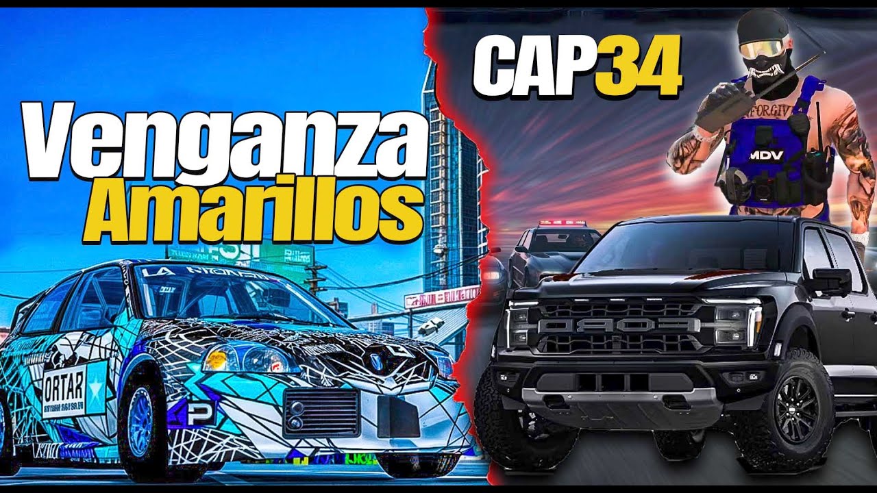 Rdjavi: Nos Vengamos De Los Amarillos Y Salimos A Darle Problemas En GTARP #gta #rdjavi #gtaroleplay