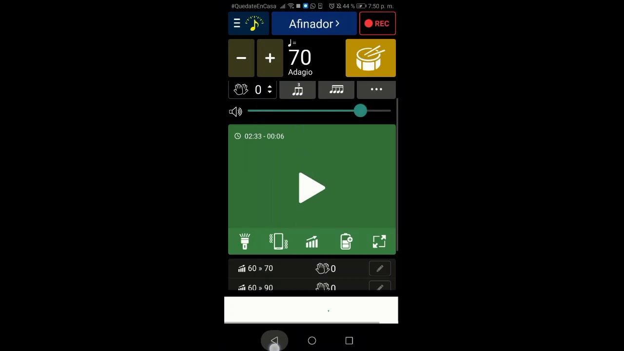 Soundcorset Afinador y Metrónomo App.