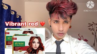 Streax vibrant red | Streax hair highlights | men hair colour | Haircolours