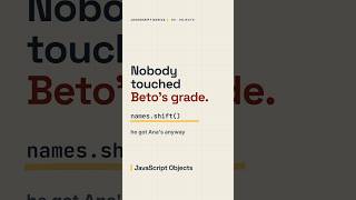 Details Nobody Touched Beto's Grade. He Got Ana's Anyway. Javascript Objects tutorial. #javascript #coding News