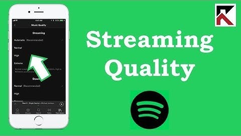 How To Change Stream Quality Spotify iPhone