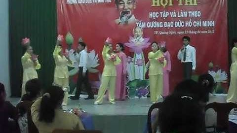 Trường Mầm Non Nghĩa Lộ- Hội thi HT và Làm Theo Tấm Gương HCM