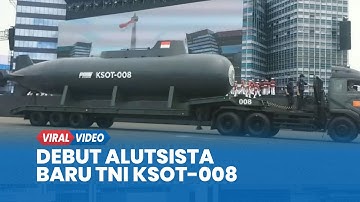 Debut Alutsista Baru RI, KSOT-008 Kapal Selam Tanpa Awak di Perayaan HUT Ke-80 TNI