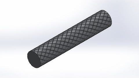 How to Model Knurling in SolidWorks | Step-by-Step Tutorial for Beginners