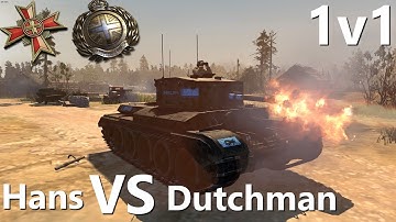 1v1 Hans (Brits) vs AngryDutchMan (Ost) Company of Heroes 2 (CoH2)