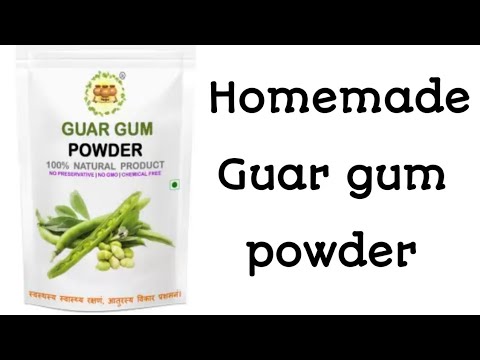 How to make guar gum powder in tamil /Guar gum in